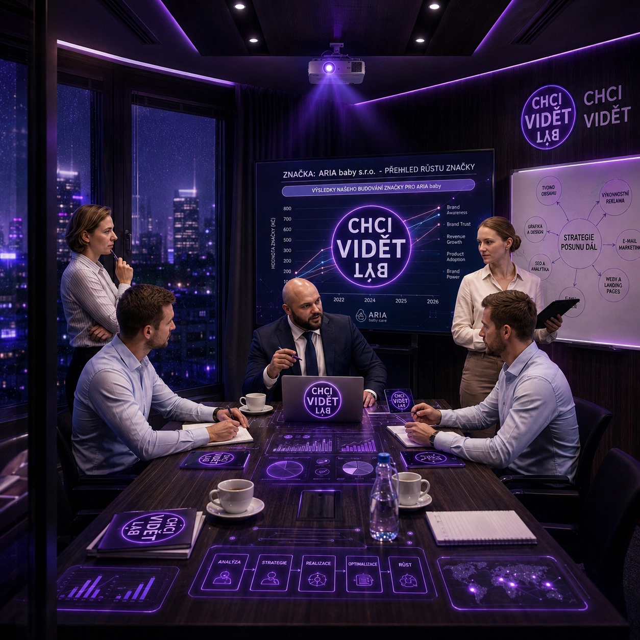 CHCI BÝT VIDĚT – marketingová strategie a budování značky